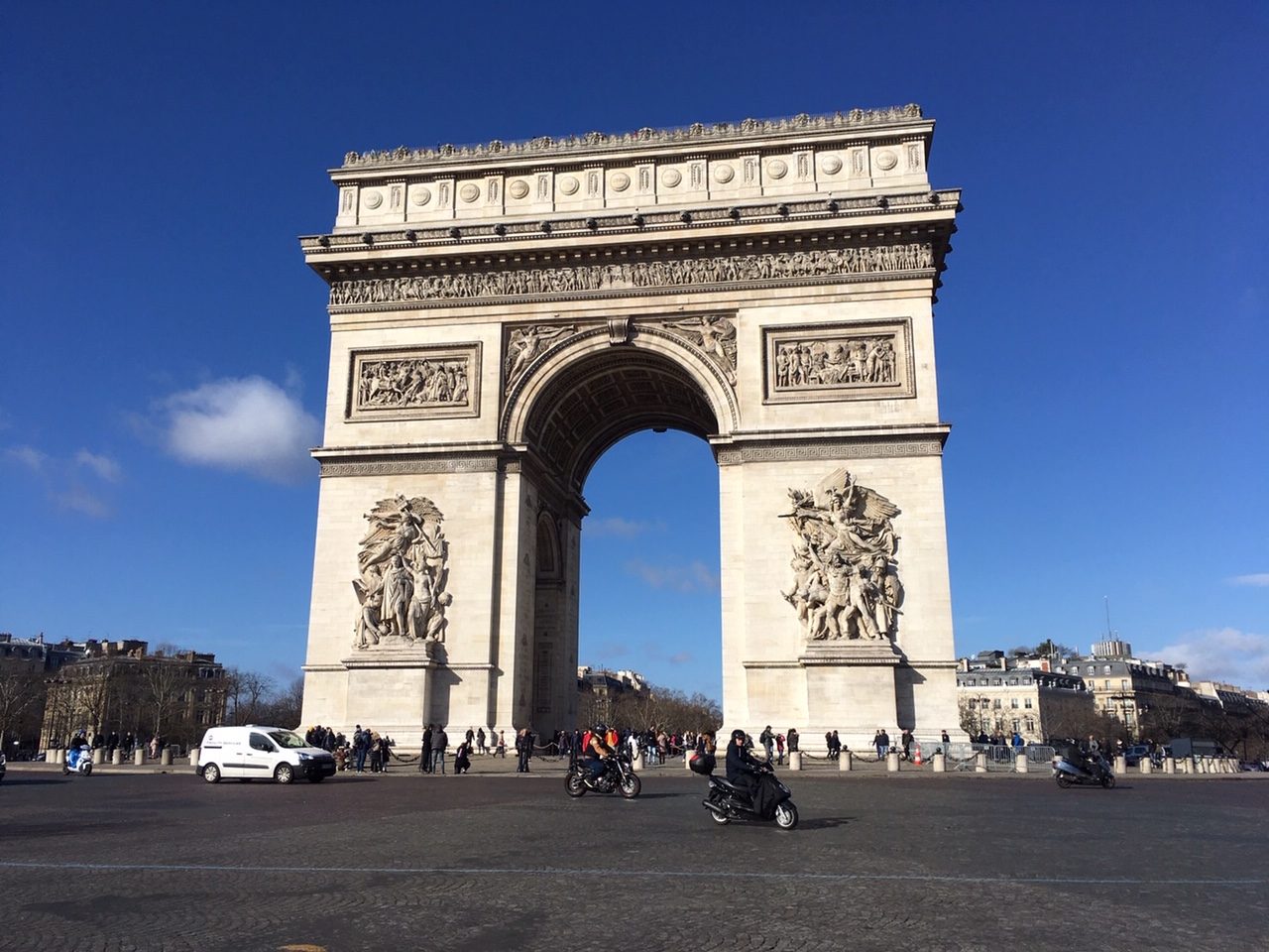 ประตูชัยฝรั่งเศส-ในกรุงปารีส